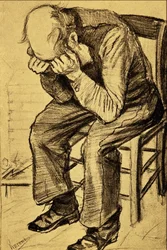 Vecchio in lutto